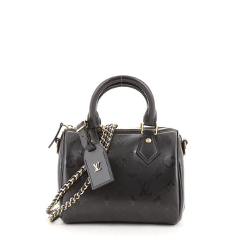 Louis Vuitton Monogram Ink Speedy BB - Black Handle Bags, Handbags