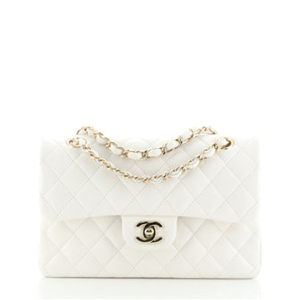 Chanel Classic Double Flap Bag Quilted Caviar Small