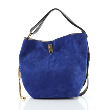Givenchy GV Bucket Bag Leather and Suede Medium