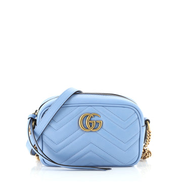 Gucci GG Marmont Shoulder Bag Matelasse Leather Mini