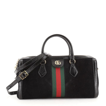 Gucci Ophidia Boston Bag Suede Medium