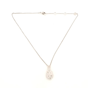 Bvlgari Cicladi Pendant Necklace 18K White Gold