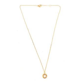 Cartier Trinity Pendant Necklace 18K Tricolor Gold with Diamond