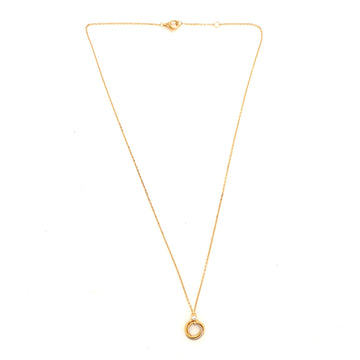 Cartier Trinity Pendant Necklace 18K Tricolor Gold with Diamond