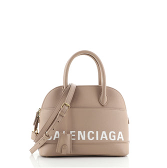 Balenciaga Logo Ville Bag Leather Small