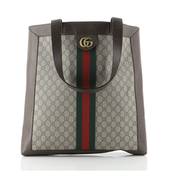 Gucci Ophidia Soft Open Tote GG Coated Canvas Large