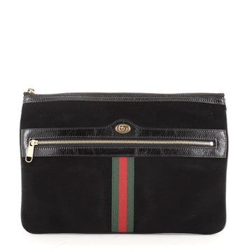 Gucci Ophidia Zip Pouch Suede Large