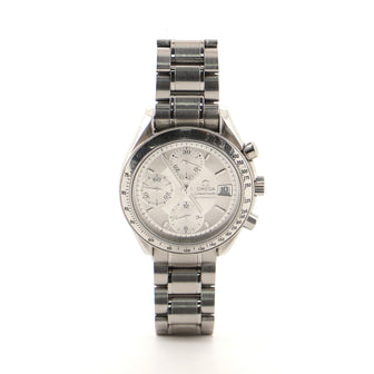 Omega Speedmaster Date Chronograph Automatic Watch Watch Stainless Steel 39