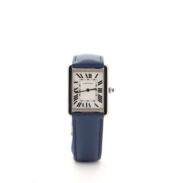 Cartier Tank Solo Quartz Watch Watch Stainless Steel and Leather 27
