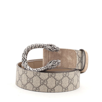 Gucci Dionysus Belt GG Coated Canvas Wide