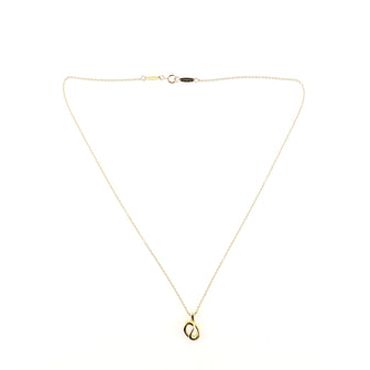 Tiffany & Co. Snake Pendant Necklace 18K Yellow Gold