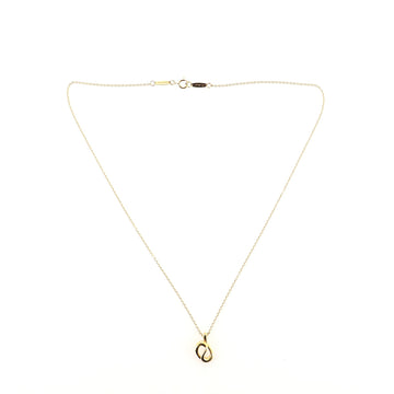 Tiffany & Co. Snake Pendant Necklace 18K Yellow Gold