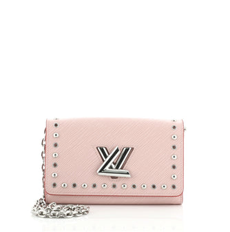 Louis Vuitton Twist Chain Wallet Studded Epi Leather