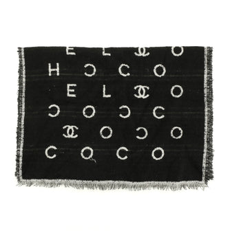 Chanel CC Coco Scarf Cashmere and Silk Blend