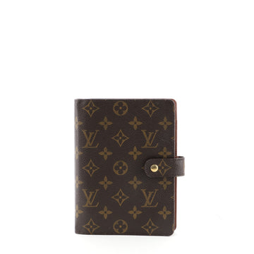 Louis Vuitton Ring Agenda Cover Monogram Canvas Large