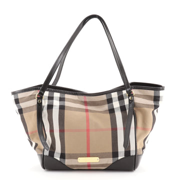 Burberry Canterbury Tote House Check Canvas Small