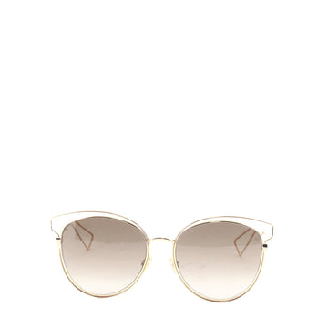 Christian Dior Sideral 2 Oval Sunglasses Metal