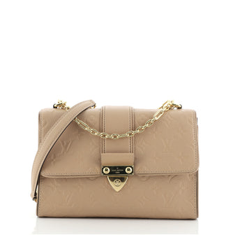 Louis Vuitton Saint Sulpice Handbag Monogram Empreinte Leather PM