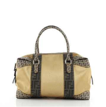 Fendi B. Mix Tote Zucca Coated Canvas and Nylon Large