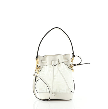 Fendi Mon Tresor Bucket Bag Zucca PU Mini
