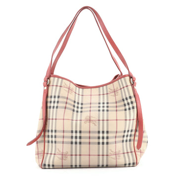 Burberry Canterbury Tote Haymarket Coated Canvas Medium