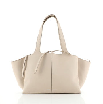 Celine Tri-Fold Shoulder Bag Grained Calfskin Small