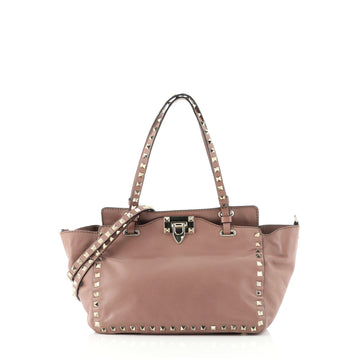 Valentino Rockstud Tote Soft Leather Small