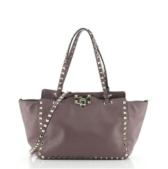 Valentino Rockstud Tote Soft Leather Small