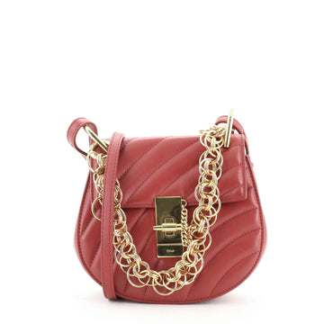Chloe Drew Bijou Crossbody Bag Quilted Leather Mini