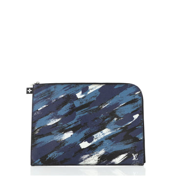 Louis Vuitton Pochette Jour Limited Edition Camouflage Printed Coated Canvas GM
