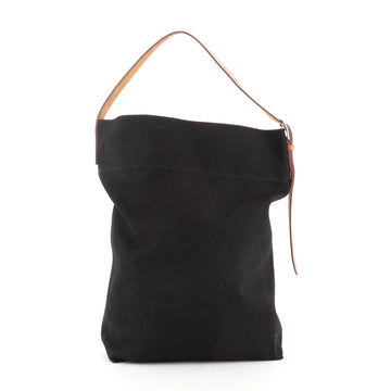 Hermes Etriviere Shoulder Bag Toile and Leather