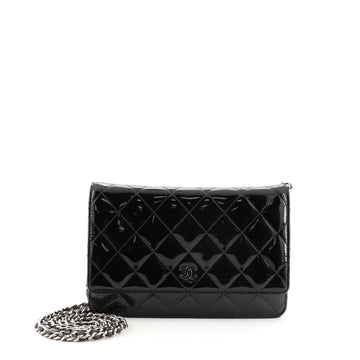 Chanel Wallet on Chain Quilted Patent
