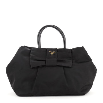 Prada Bow Tote Tessuto with Leather Small