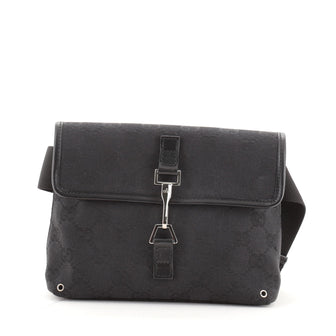 Gucci Vintage Jackie Waist Bag GG Canvas