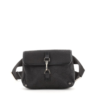 Gucci Vintage Jackie Waist Bag GG Canvas