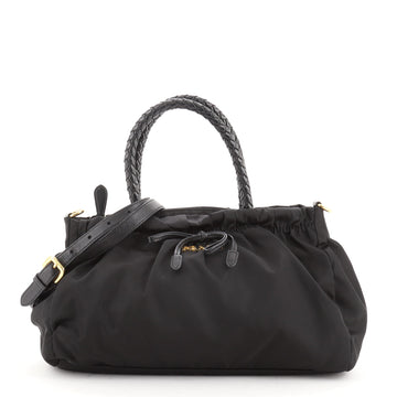 Prada Bow Tote Tessuto with Leather Small