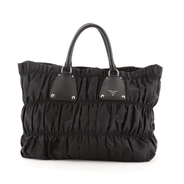 Prada Gaufre Shopping Tote Tessuto Large