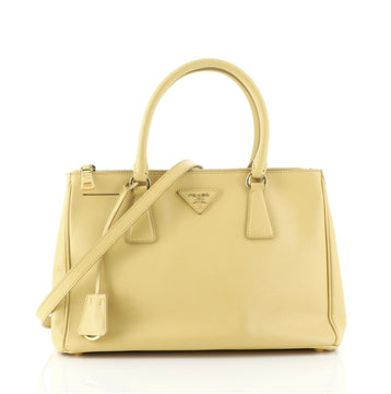 Prada Double Zip Lux Tote Saffiano Leather Small