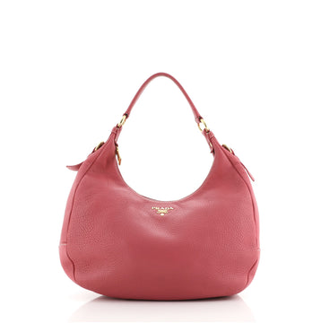 Prada Rolled Hobo Vitello Daino Large