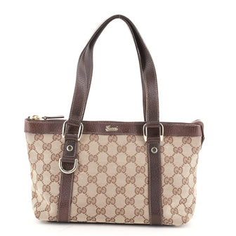 Gucci Abbey Tote GG Canvas Small