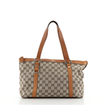 Gucci Abbey Zip Tote GG Canvas Medium