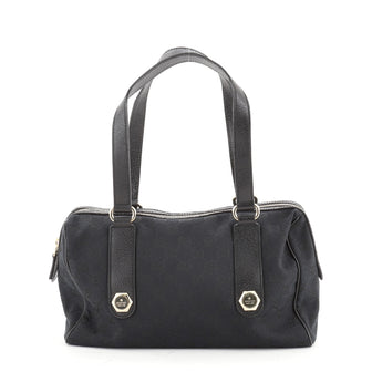 Gucci Charmy Boston Bag GG Canvas Small