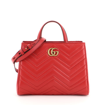 Gucci GG Marmont Tote Matelasse Leather Small
