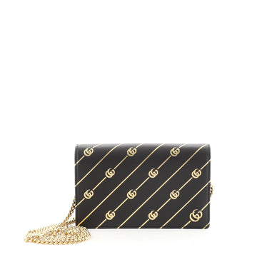 Gucci Wallet on Chain Diagonal GG Leather