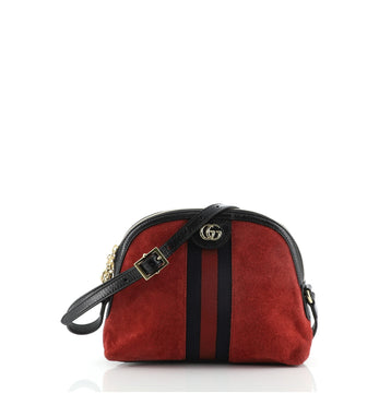 Gucci Ophidia Dome Shoulder Bag Suede Small