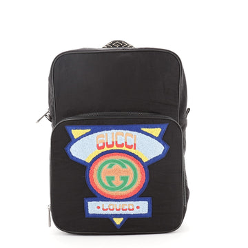 Gucci 80's Patch Backapck Nylon Medium
