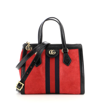 Gucci Ophidia Top Handle Tote Suede Small