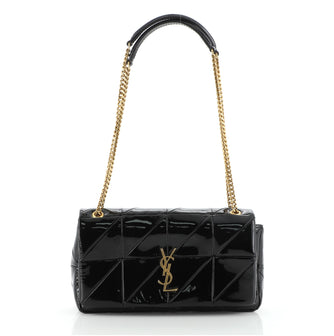 Saint Laurent Jamie Flap Bag Quilted Patent Medium