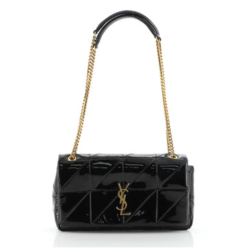 Saint Laurent Jamie Flap Bag Quilted Patent Medium
