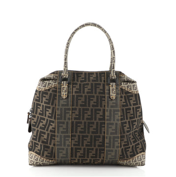 Fendi B Mix Tote Zucca Mixed Media Large